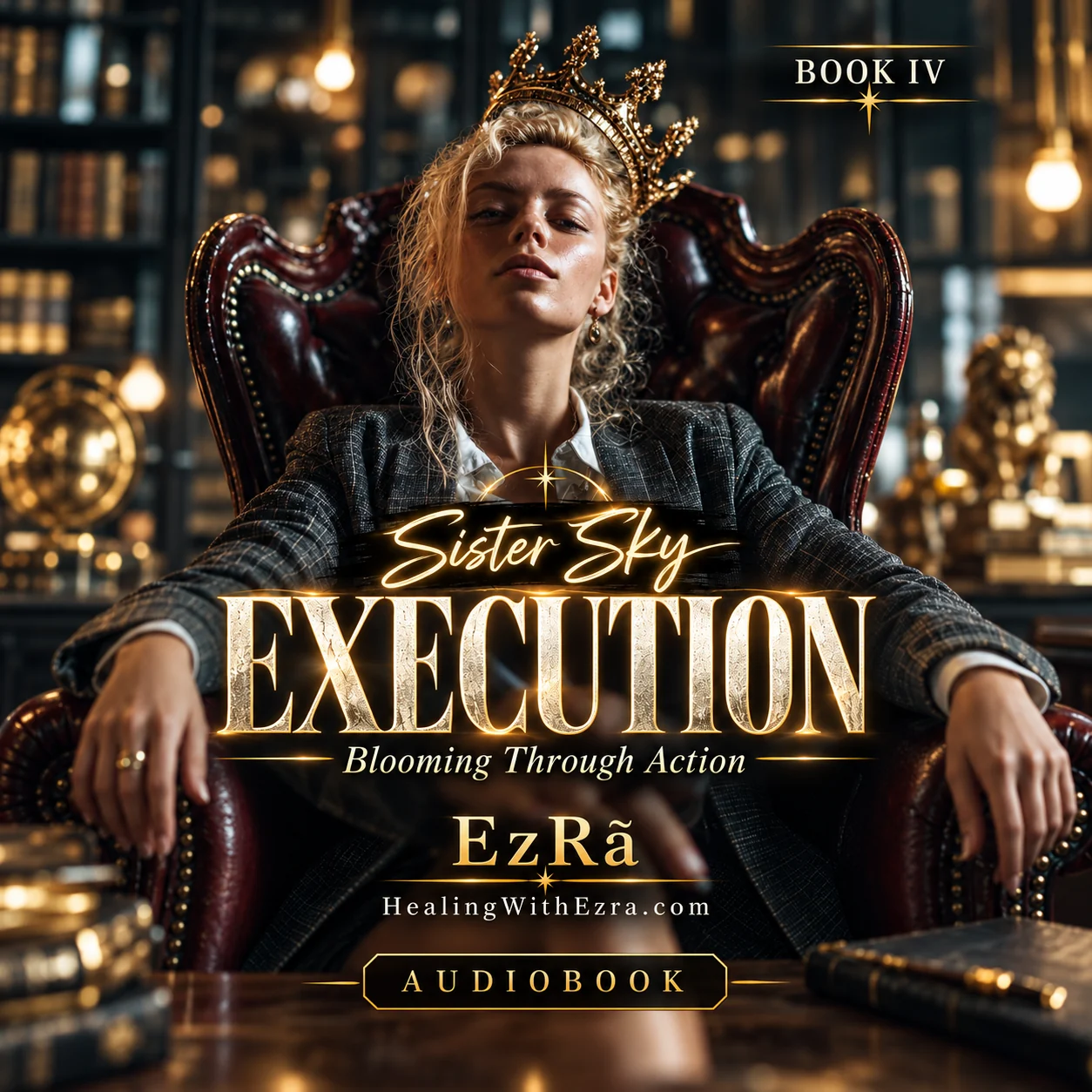 Sister Sky Book IV, Execution: Blooming Through Action — updated audiobook cover artwork