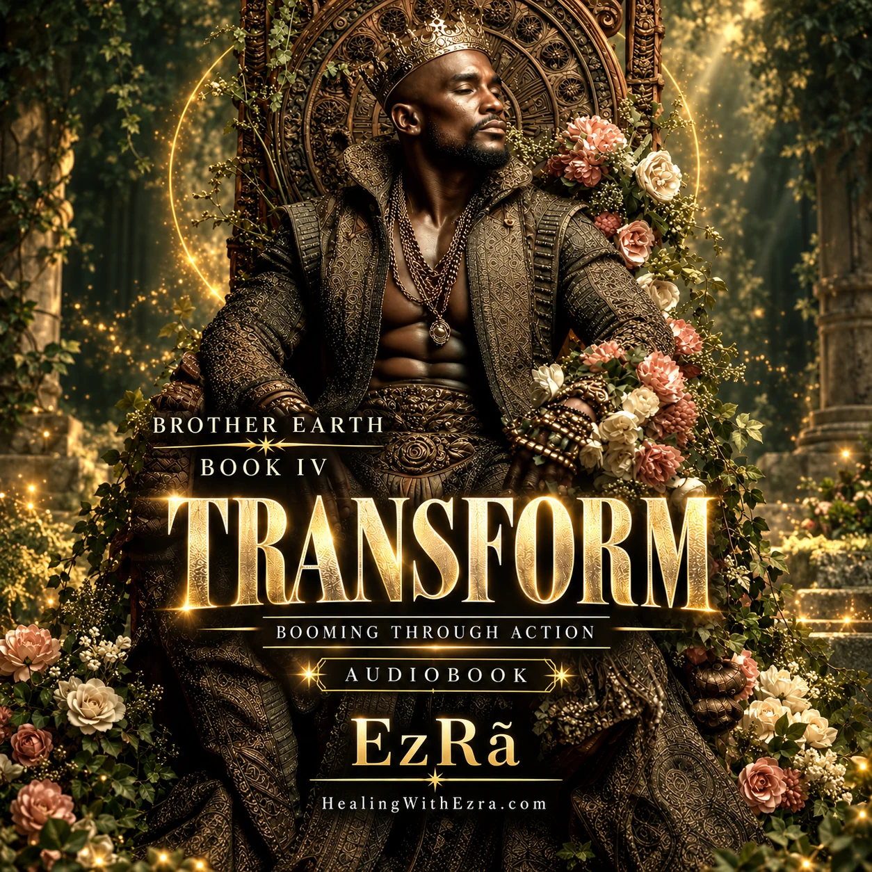 Brother Earth Book IV, Transform: Booming Through Action — updated audiobook cover artwork