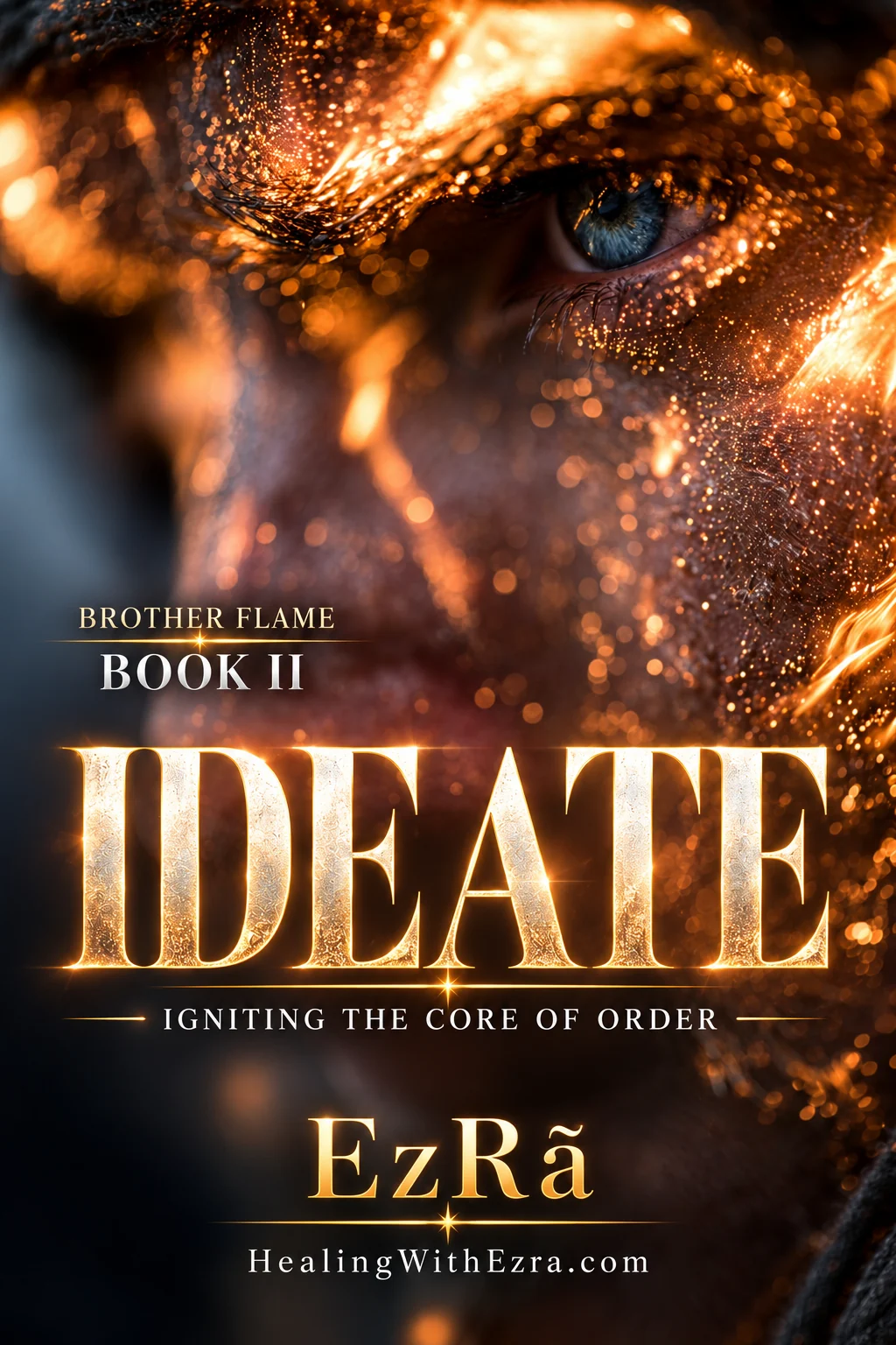 Brother Flame Book II, Ideate: Igniting the Core of Order — updated ebook cover artwork