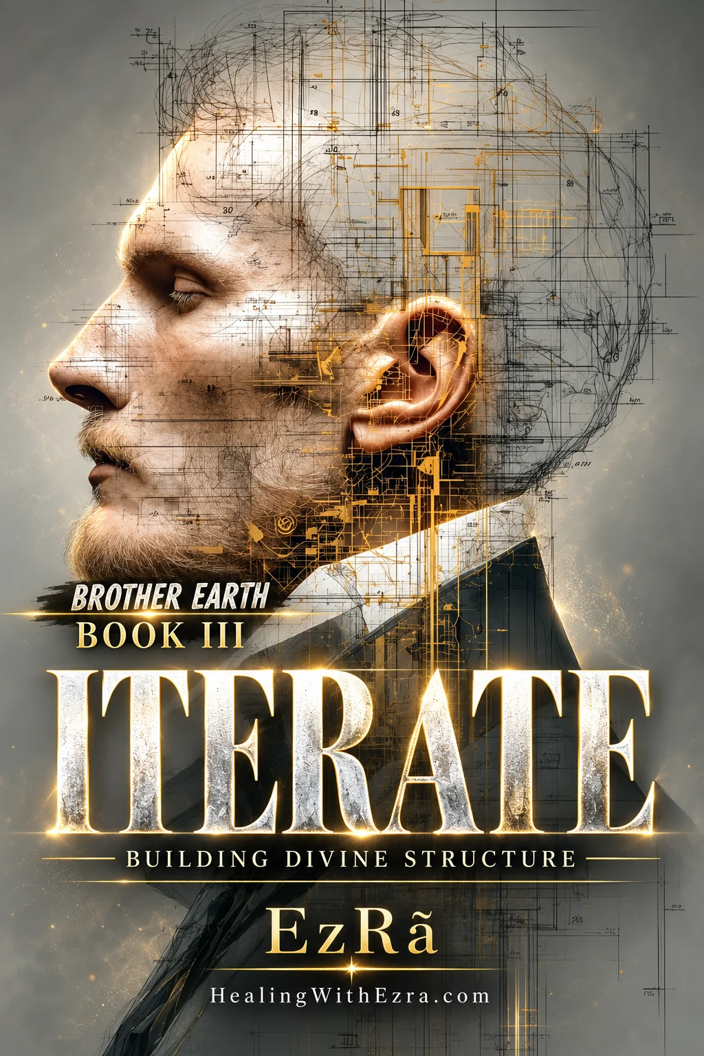 Brother Earth Book III, Iterate: Building Divine Structure — updated ebook cover artwork