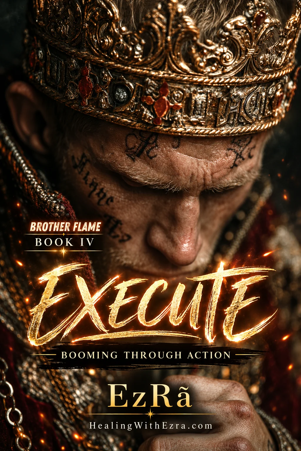 Brother Flame Book IV, Execute: Booming Through Action — updated ebook cover artwork