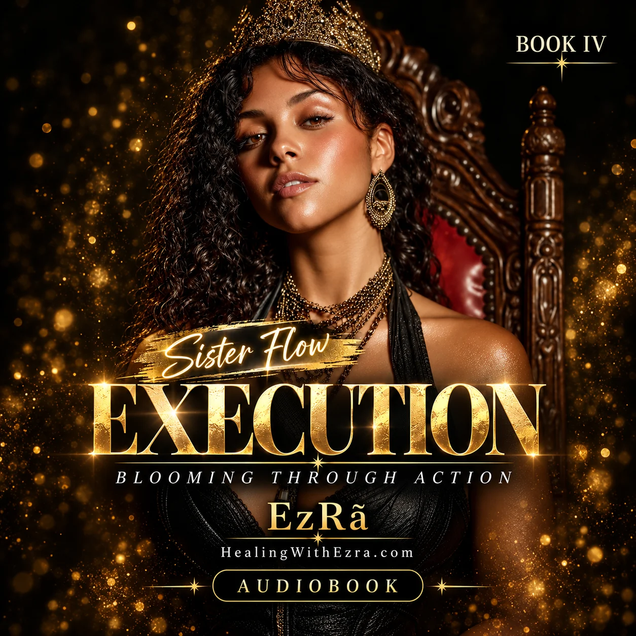 Sister Flow Book IV, Execution: Blooming Through Action — updated audiobook cover artwork